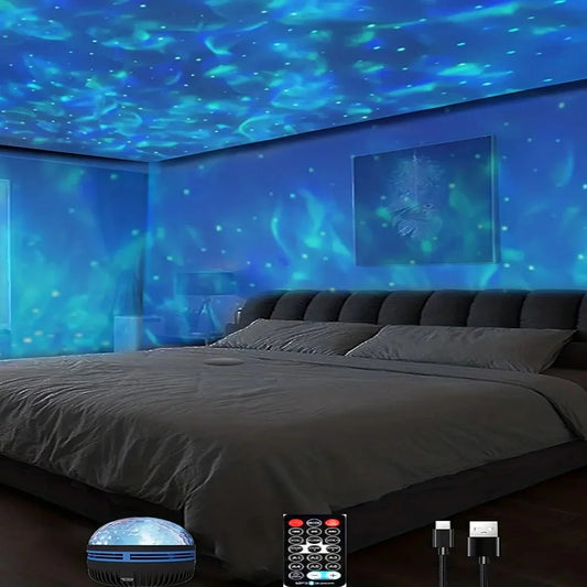 Galaxy Ocean Wave Projector