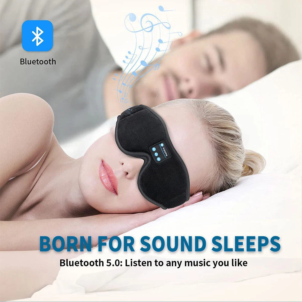 Mask For Sleep Headphones Bluetooth 3D Eye Mask