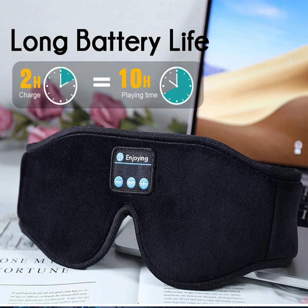 Mask For Sleep Headphones Bluetooth 3D Eye Mask