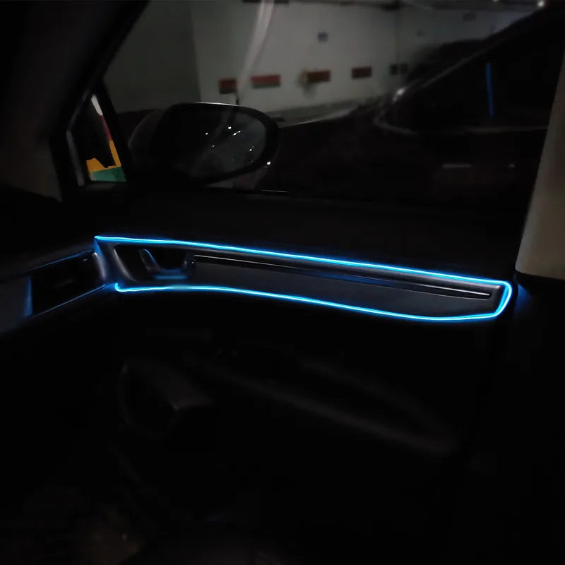 Car Interior LED Decorative Lamp EL Wiring Neon Strip