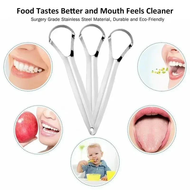 Stainless Steel Tongue Scraper Cleaner