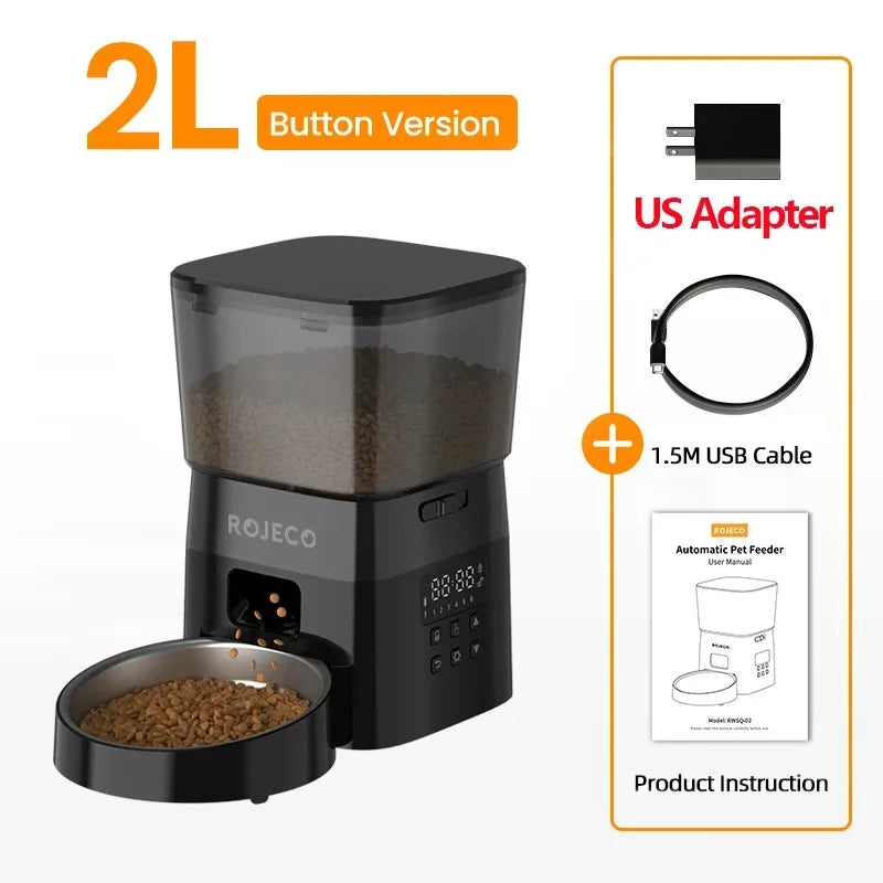 ROJECO 4L Automatic Pet Feeder.