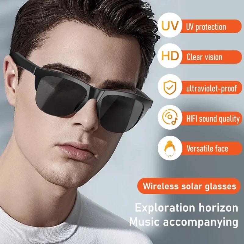 VIKEFON Bluetooth Smart Sunglasses V5.3