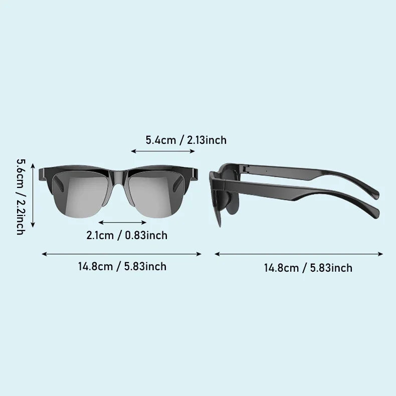 VIKEFON Bluetooth Smart Sunglasses V5.3