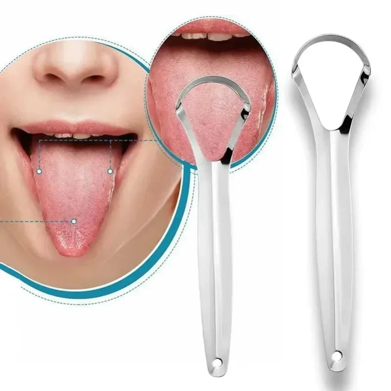 Stainless Steel Tongue Scraper Cleaner