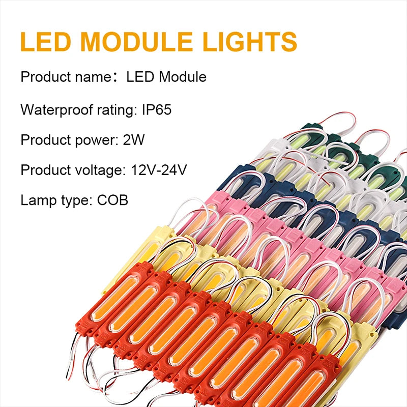 10pcs 2W COB LED Module