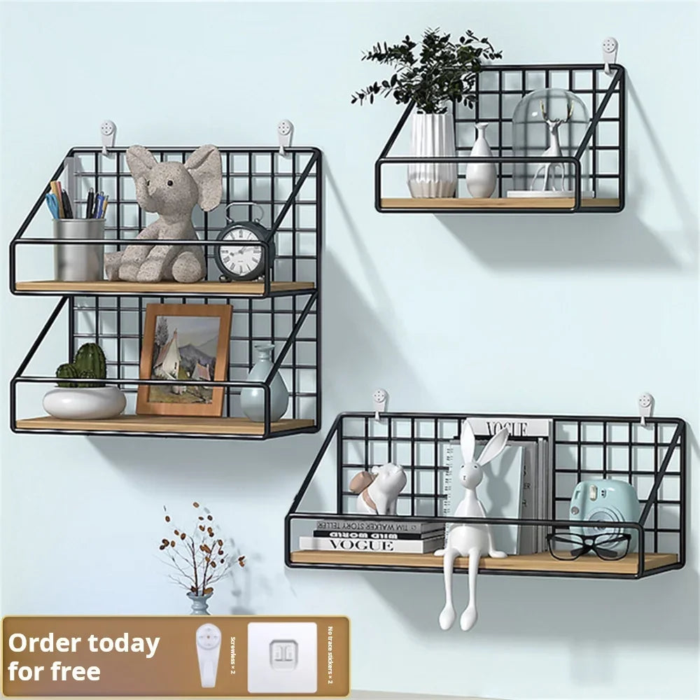 Wall-Mounted Storage Rack